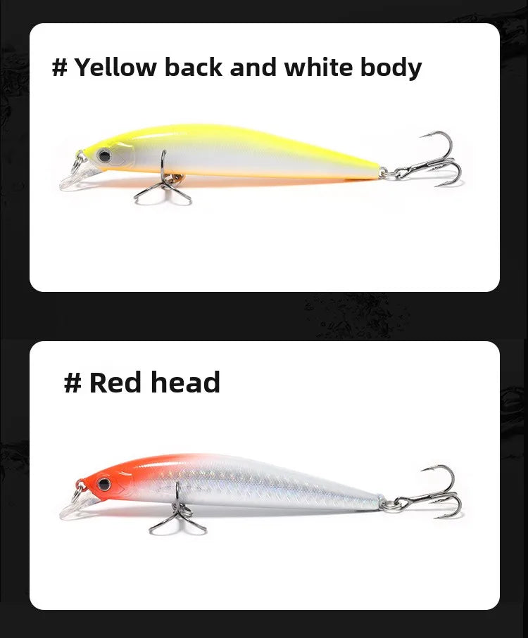 Fly, hover, Mino, long throw, road, fake bait, fresh water, whole fish, loud pearl, night fishing