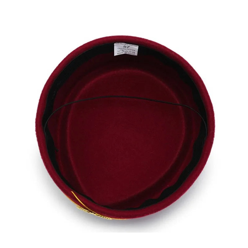 Air Hostesses Hat Stewardess Hat Beret Hat Women Formal Uniform Caps Accessory Party Hats Costume Accessories