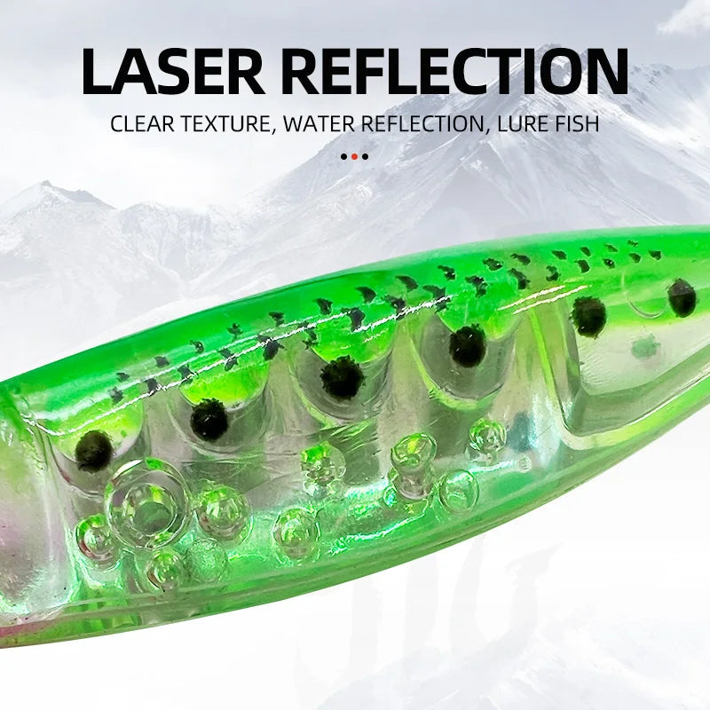 Glow-in-the-dark wood shrimp squid hook plastic hard bait blowpipe octopus hook lure fake bait squid bait