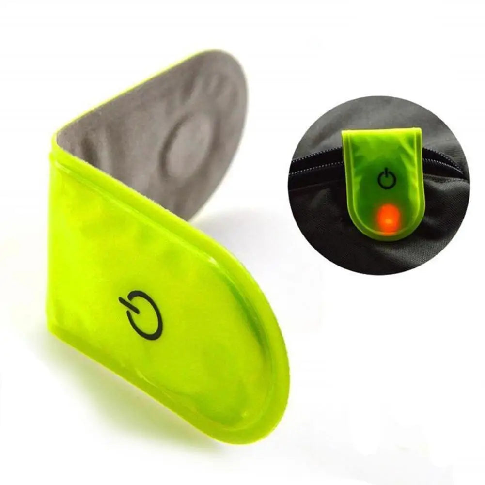 Outdoor Sports LED Safety Light Reflective Magnetic Clip On Strobe Reflector Warning Clip Night Running Shoes Collar Lamp Access