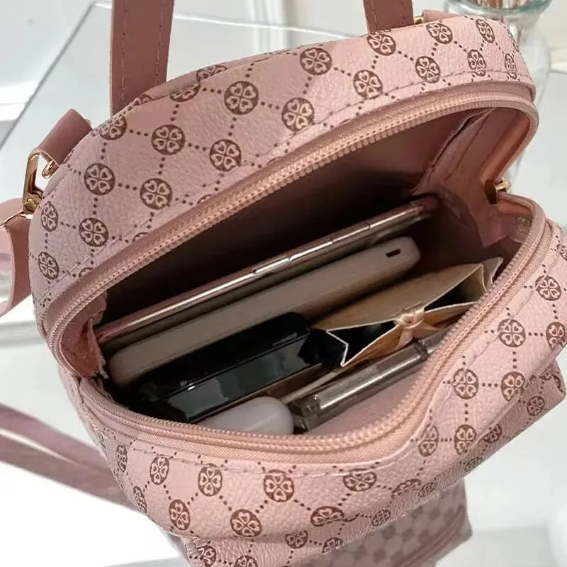 Classic Women Backpack Fashion School Bags Female Daily Shopping Girl Small Backpacks Schoolbags 2025 Ins