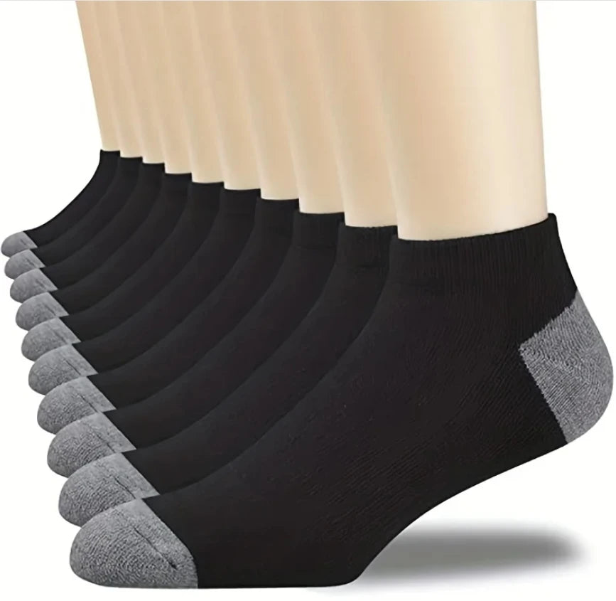 10/5/3pairs Breathable Con Sports Stockings Men Bamboo Fiber Autumn and Winter Men Socks Sweat Absorption Deodorant Business Sox