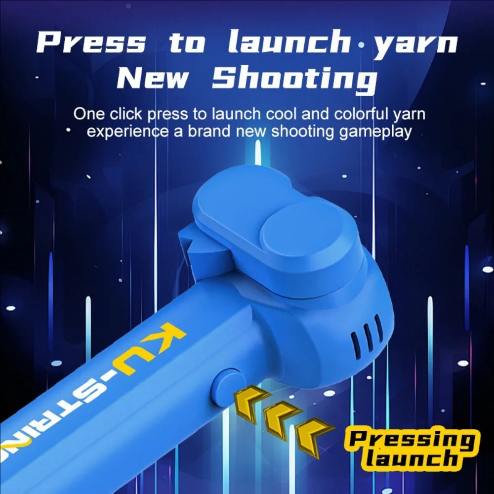 Glow-in-the-dark fun electric rope thruster children's outdoor new exotic decompression toys Creative toys for cats and pets