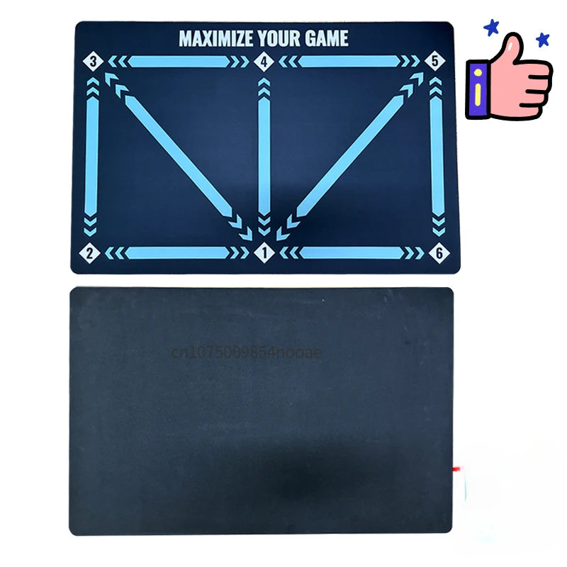 Football Training Mat Soccer Training Equipment Non Slip Foldable Kids Adults Dribble Mat Training Indoor Ourdoor Equipment