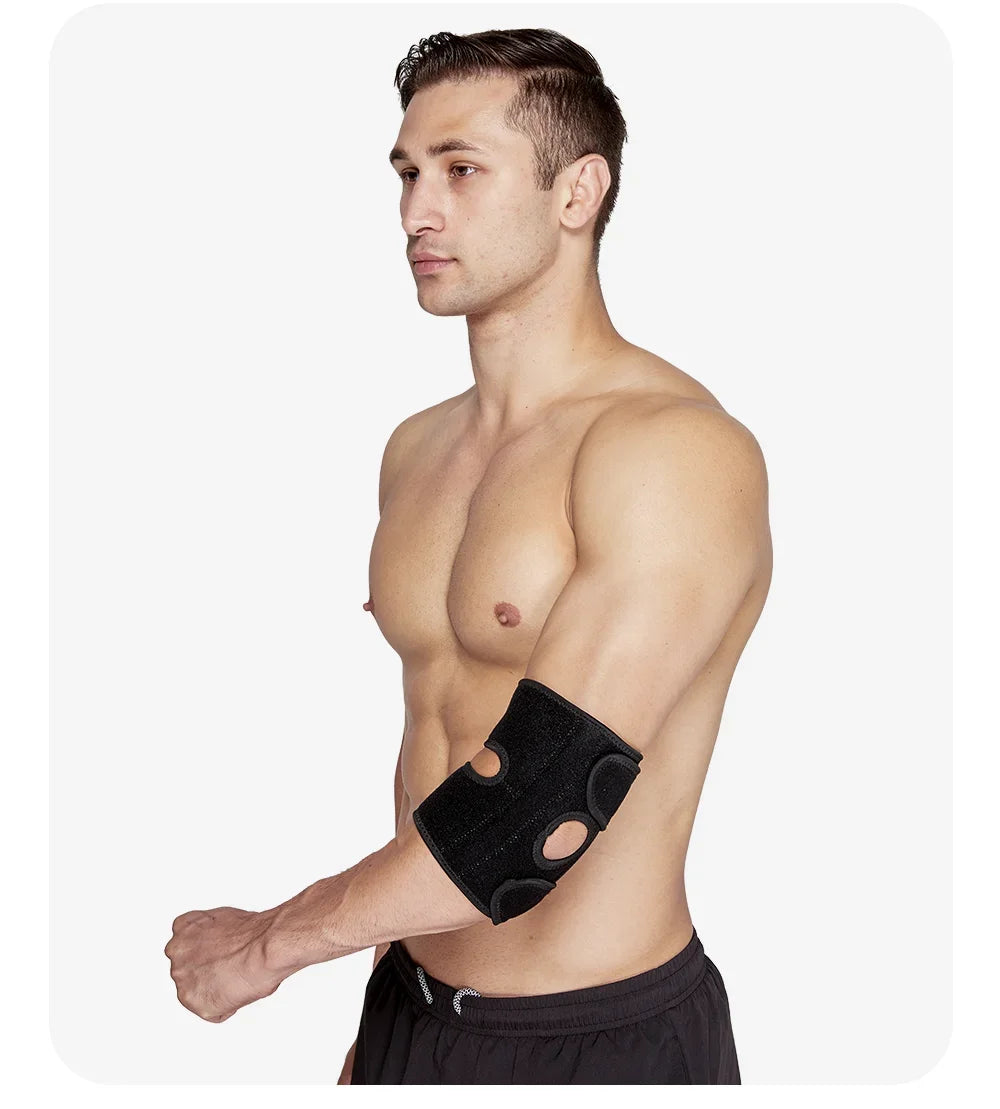 Fitness Basketball Cycling Outdoor Sports Elbow Protection With Spring Support Breathable Pressure Fixation Protective Equipment