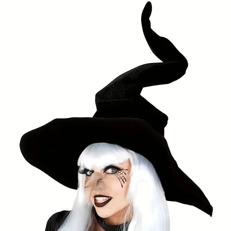 Witch hats are suitable for costume parties, Halloween parties, role-playing, and wizard hats