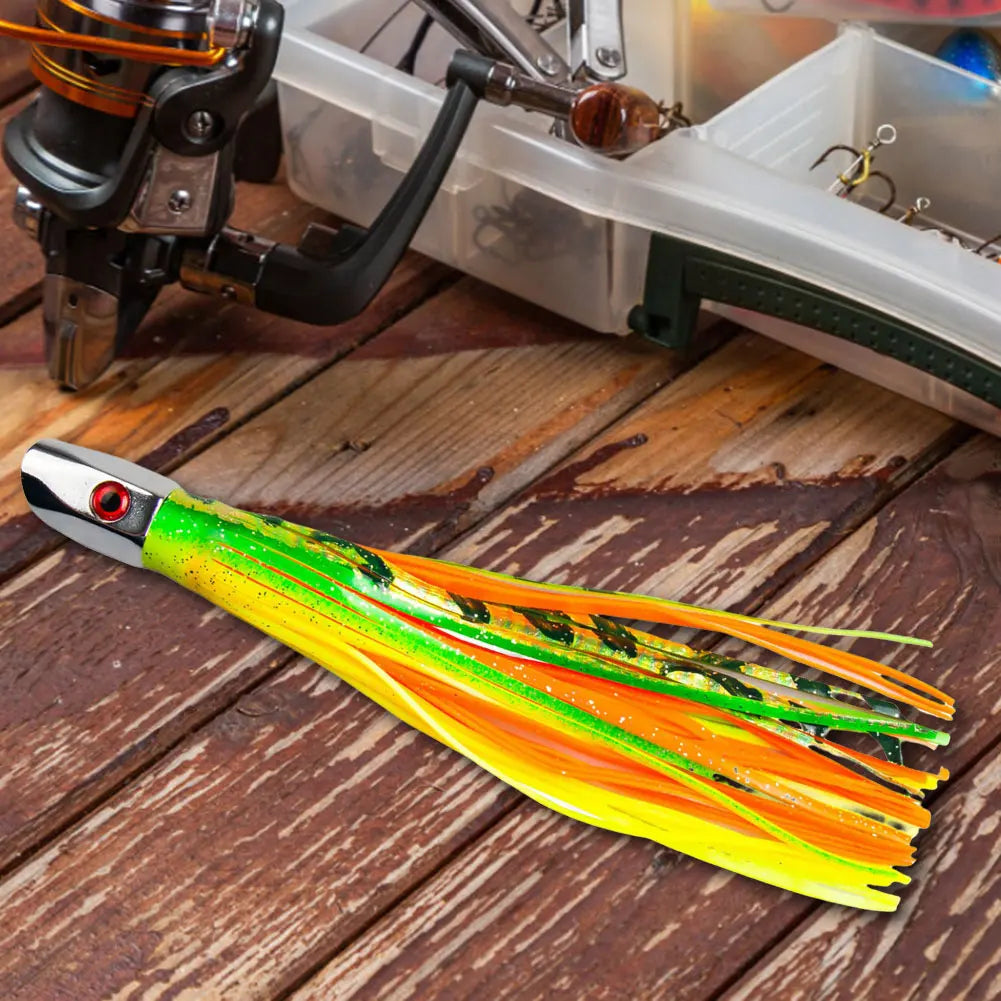 Sea Fishing Lure Big Game Drag Fishing Marlin Tuna Trolling Lure Seawater Fishing Lure for Marlin Tuna Dolphin & Shark Big Game