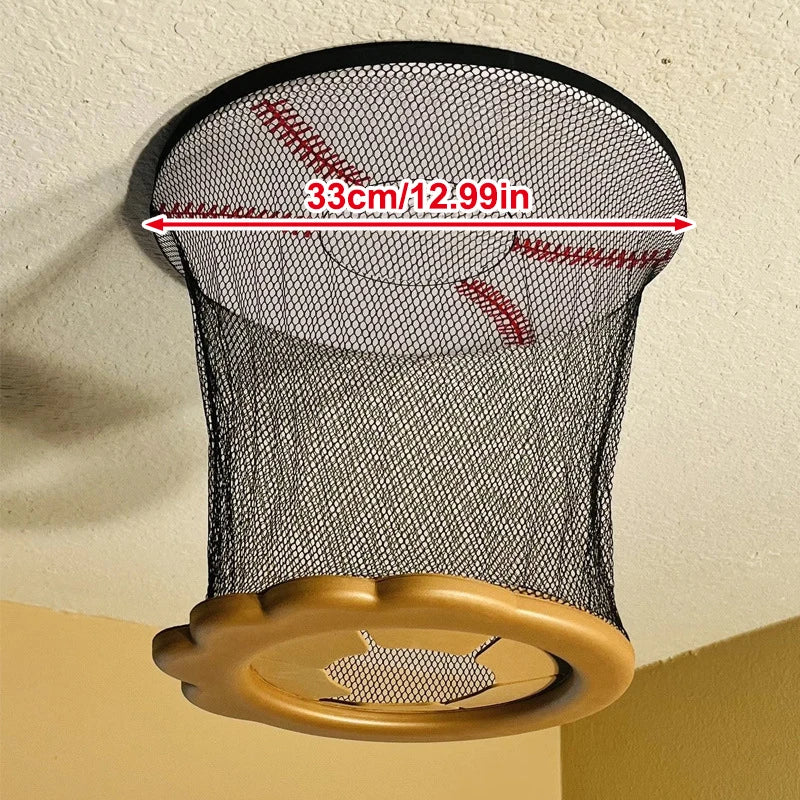 Ceiling Baseball Toy Training Equipment Mini Overhead Sports Goal Portable Indoor Mini Baseball Hoops Game Toys For Kids Adults