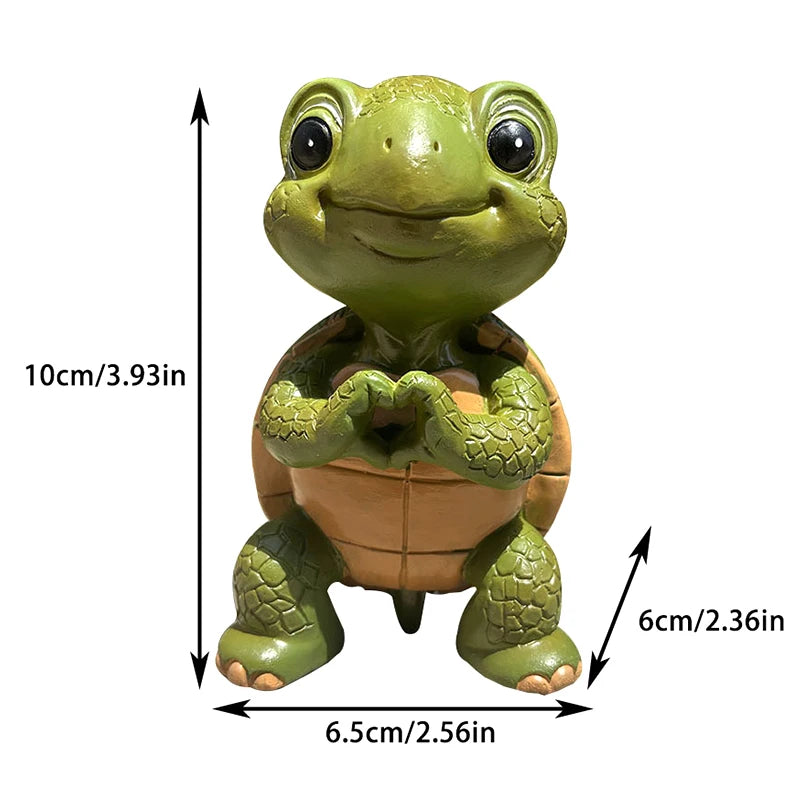 Turtle Garden Statue Decoration Lawn Ornament Figurine Outdoor Statue For Pond Patio Indoor Outside Hallway