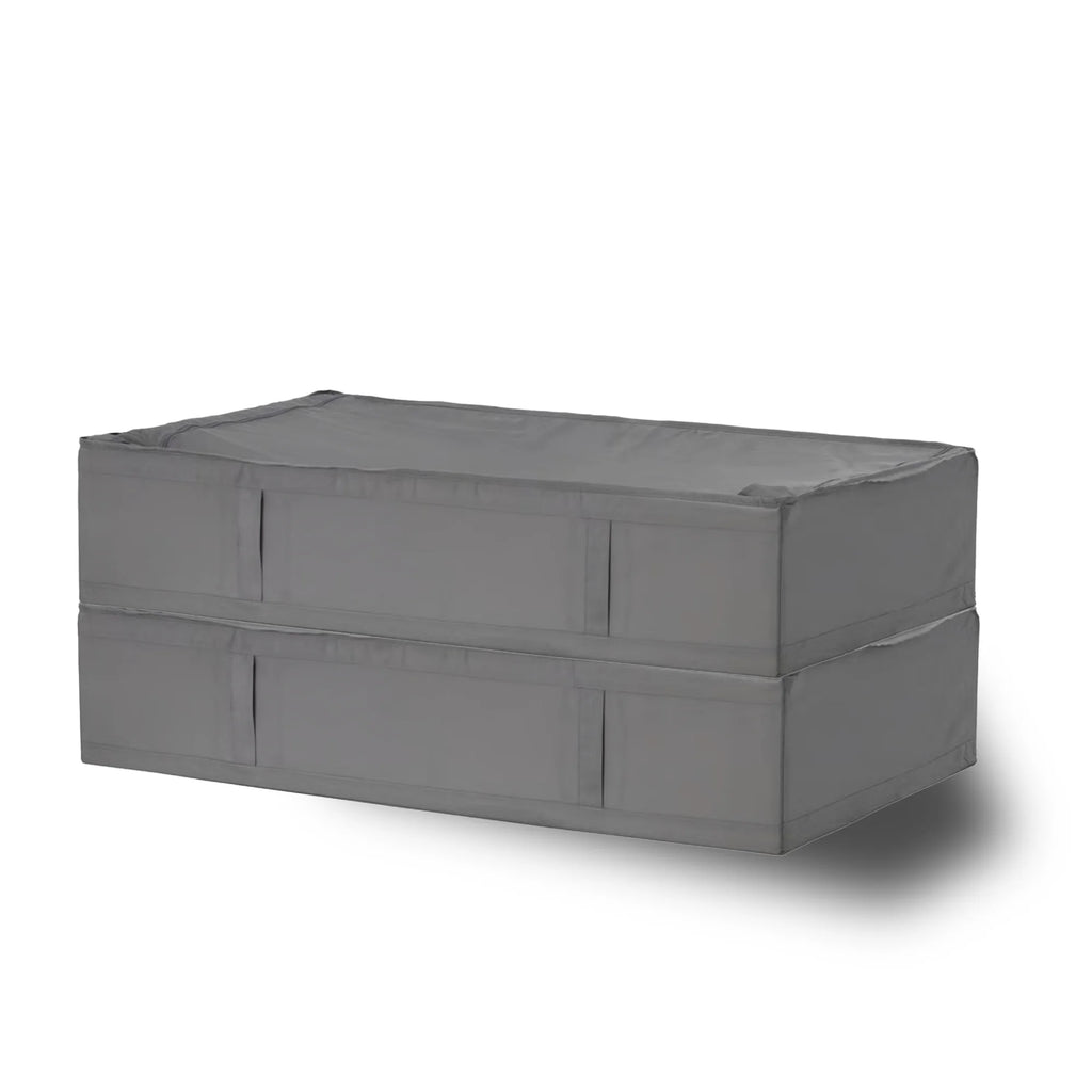 Under Bed Storage Containers, Durable Fabric, Washable, Collapsible, Under Bed Storage Bins For Clothes, Blankets, Sheets,