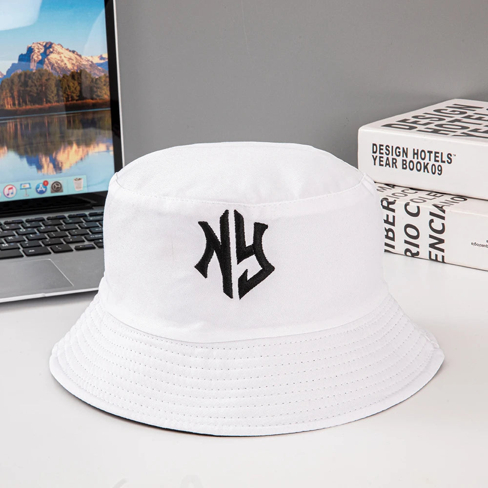 New trendy fisherman hats and sun hats for both men and women, sporty and casual couple hats, large brims for all four seasons i