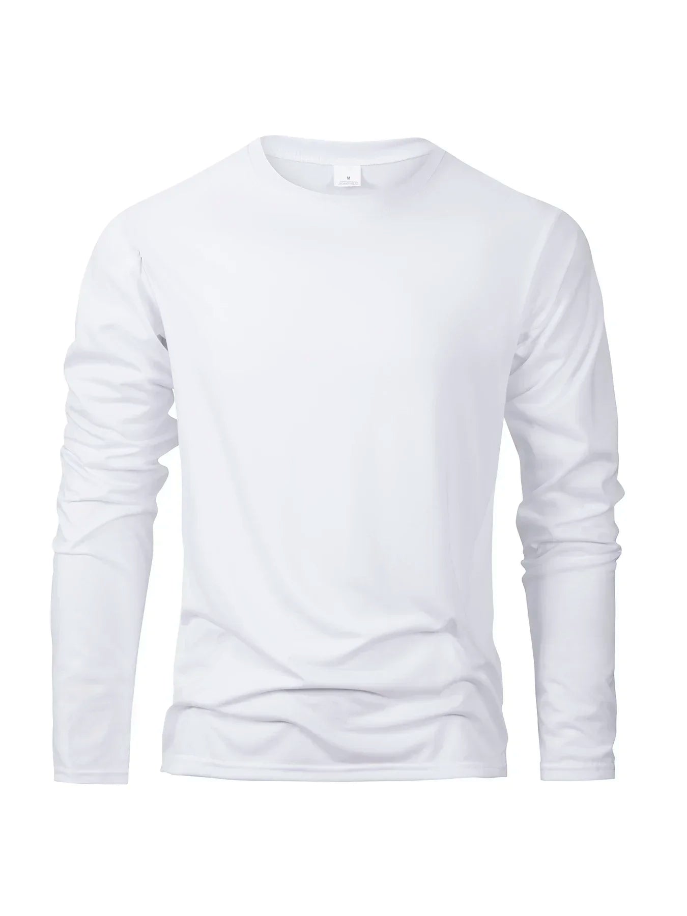 Men's Long Sleeve T Shirts Casual Round Neck Moisture Wicking Tees Male Tops Sports Men's T-shirts comfortable versatile