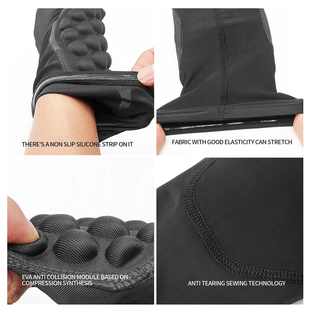 Sports Children Elbow Support - Compression Arm Protective Elbow Guards for Football Basketball Baseball Bowling Tennis Hockey
