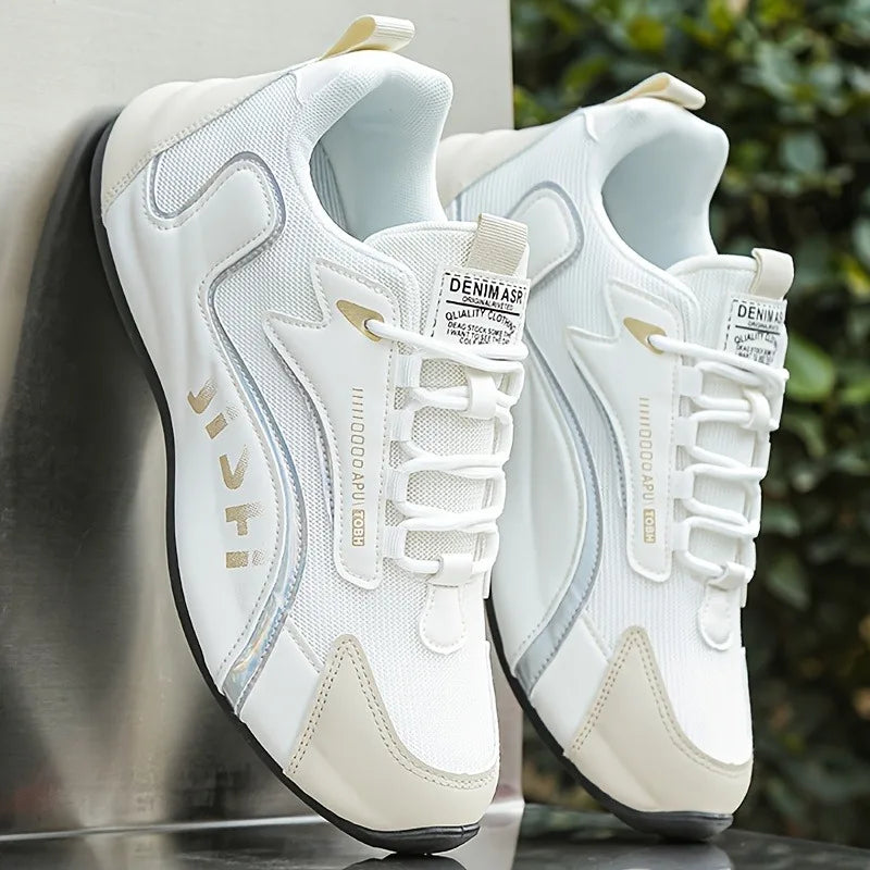 1 Pair Men's New Mesh Casual Fashionable Lightweight Comfortable Breathable Sports Shoes Multifunctional Casual Shoes