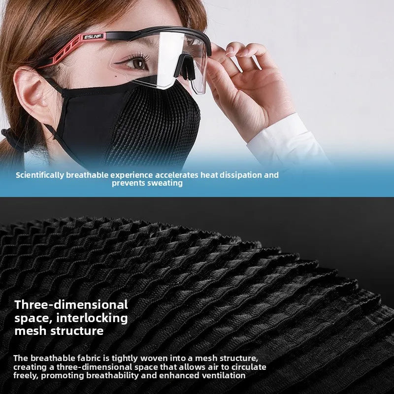 Cycling Mask, Windproof, Dustproof, Breathable, Sunscreen, UV Protection Mask, Outdoor Sports Running Equipment