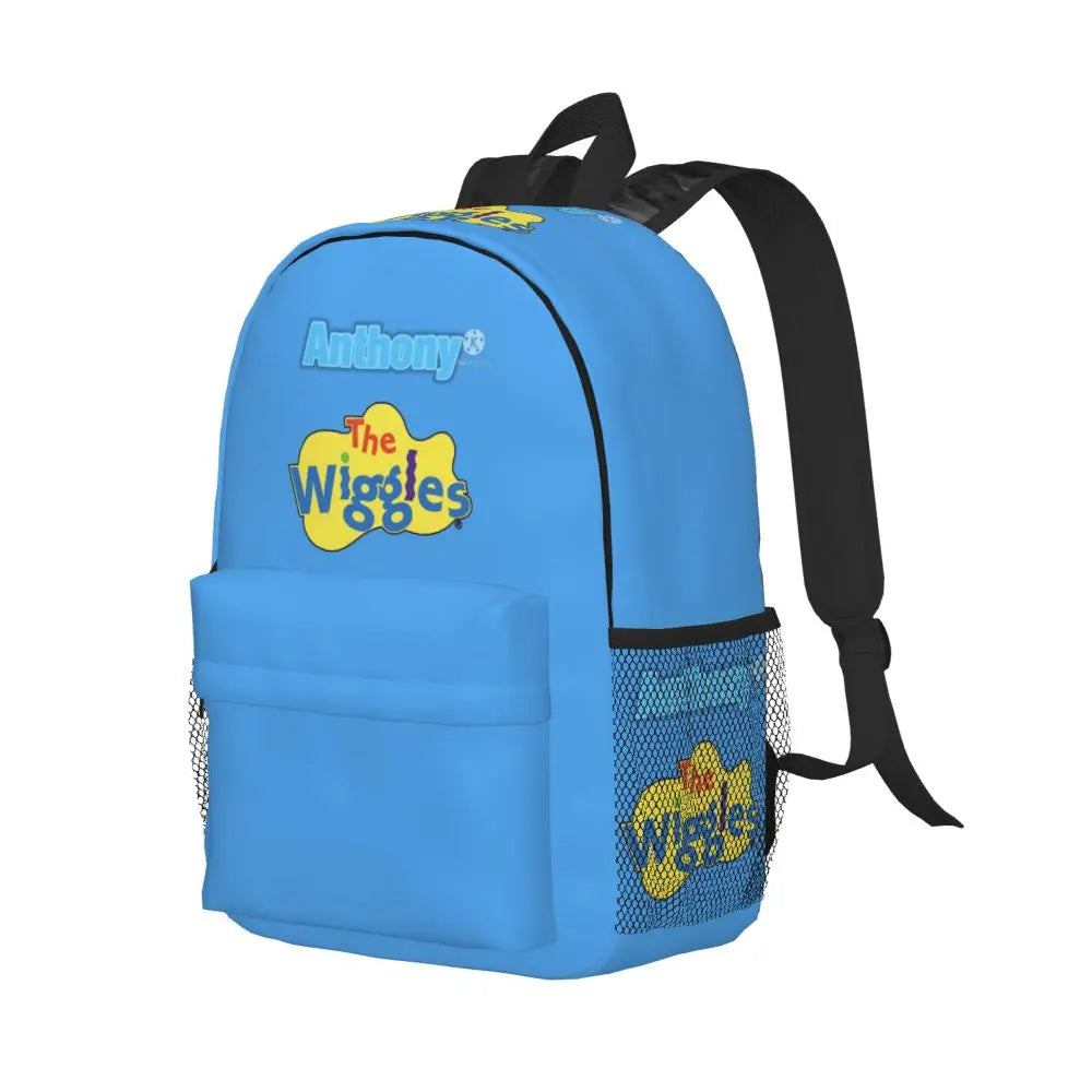 The Wiggles Tv Show Music Band Backpack Student Boys Girls BookBag Children School Bag Computer Shoulder Bags for Men Women