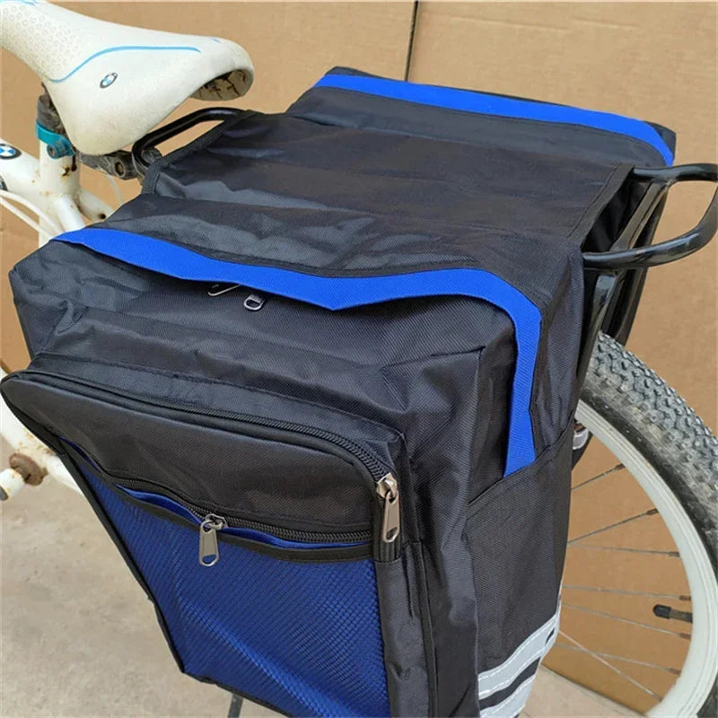 Bike Trunk Bag Luggage High-capacity Back Seat Double Side Cycling Bycicle Durable Travel