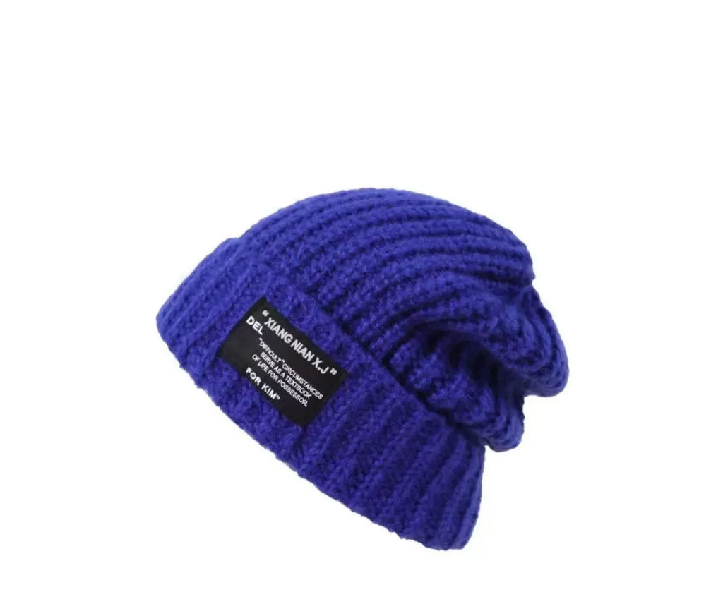 Knitted hats children's ins knitted toe caps versatile big head circumference face covering ear protection pile of hats