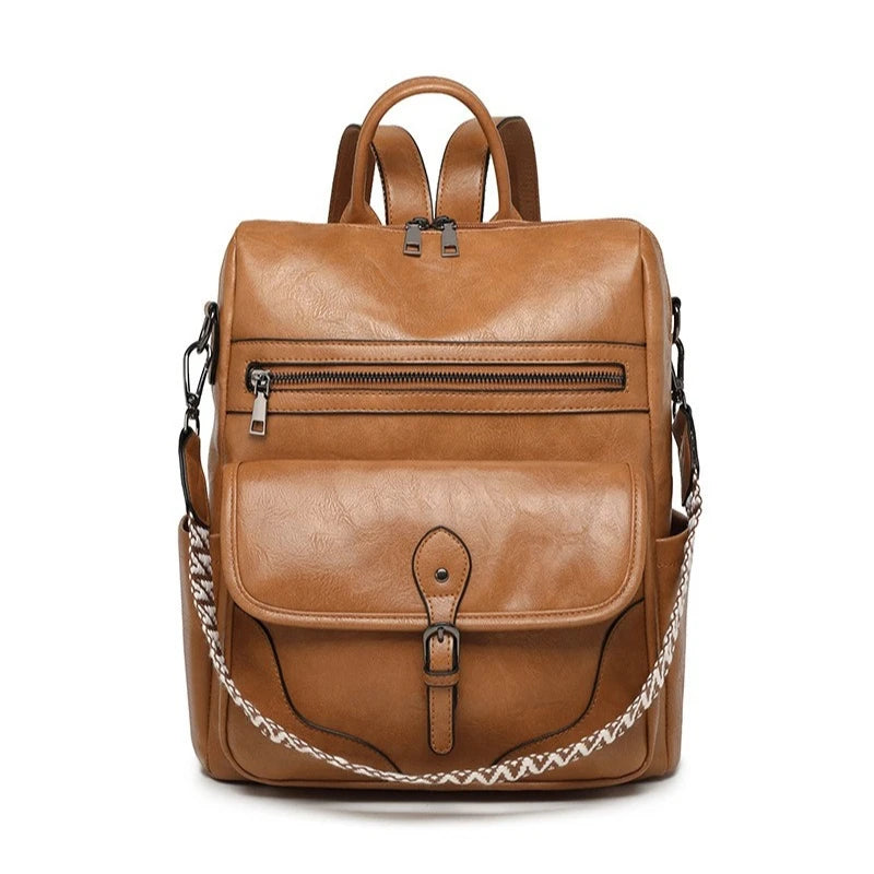 Backpack Purse for Women Purse Travel Backpack Fashion Designer Ladies Shoulder Bags  PU Leather Fashion Anti-theft Rucksack