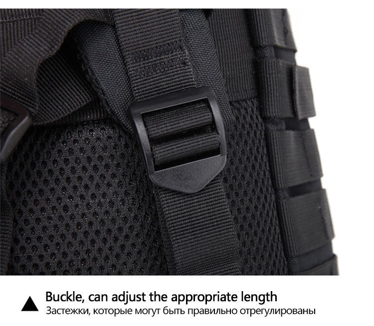 50L Man Tactical Backpacks Outdoor Traveling Bags Outdoor 3P School Pack EDC Molle Pack For Trekking Hunting Bag