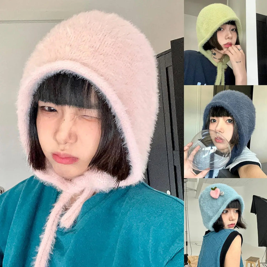 Beanies,Winter Fashion Knitted Hat Stacking Knitted Bonnet Caps Hip-Hop Soft Warm Winter for Women Girls