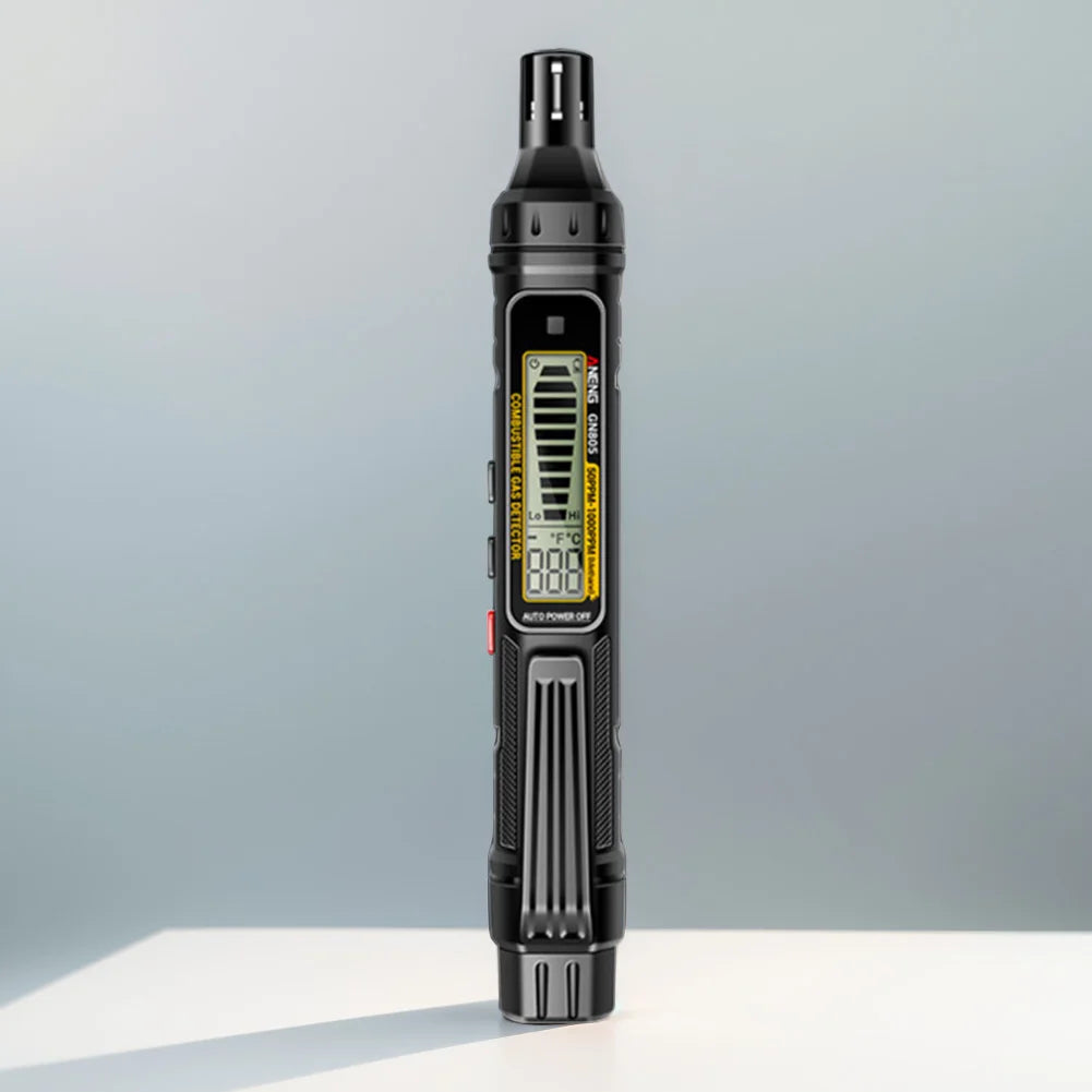 Combustible Gas Detector with Audible and Visual Alarm Natural Gas Leak Detector 50~10000PPM Methane LCD Backlit for Home and RV