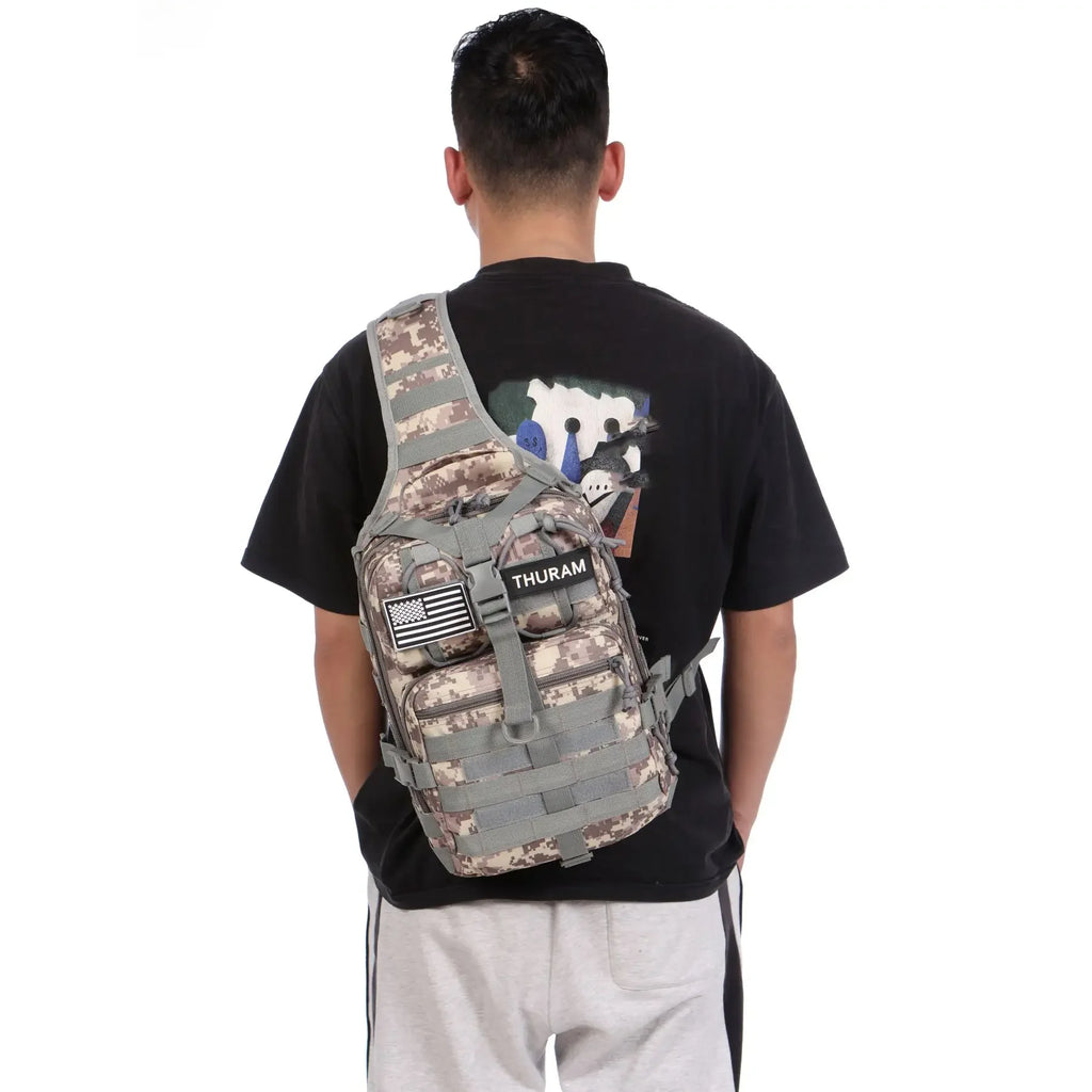 Backpack Tactical Assault Pack  Outdoor Hiking Camping Sling Backpack Waterproof EDC Rucksack Bag Hunting Trekking Travelling