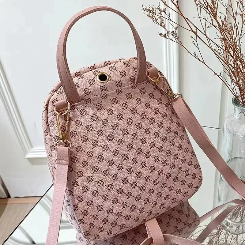Classic Women Backpack Fashion School Bags Female Daily Shopping Girl Small Backpacks Schoolbags 2025 Ins