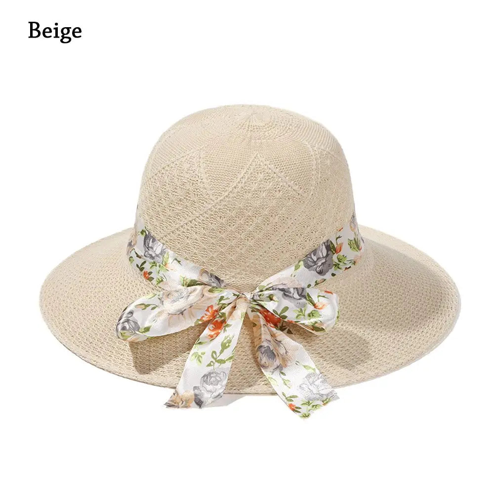 Summer Hats For Women Sun Hat Beach Ladies Fashion Ribbon Fisherman's hat Lady Casual Sun Hats For Women Straw Hat