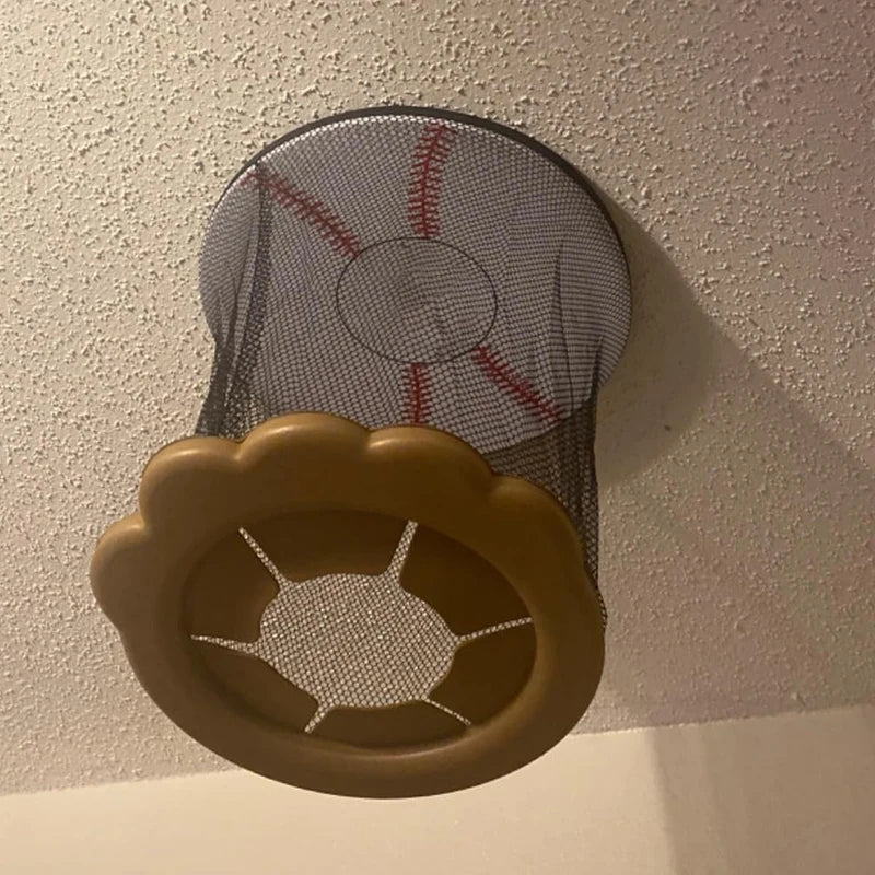 Ceiling Baseball Toy Training Equipment Mini Overhead Sports Goal Portable Indoor Mini Baseball Hoops Game Toys For Kids Adults