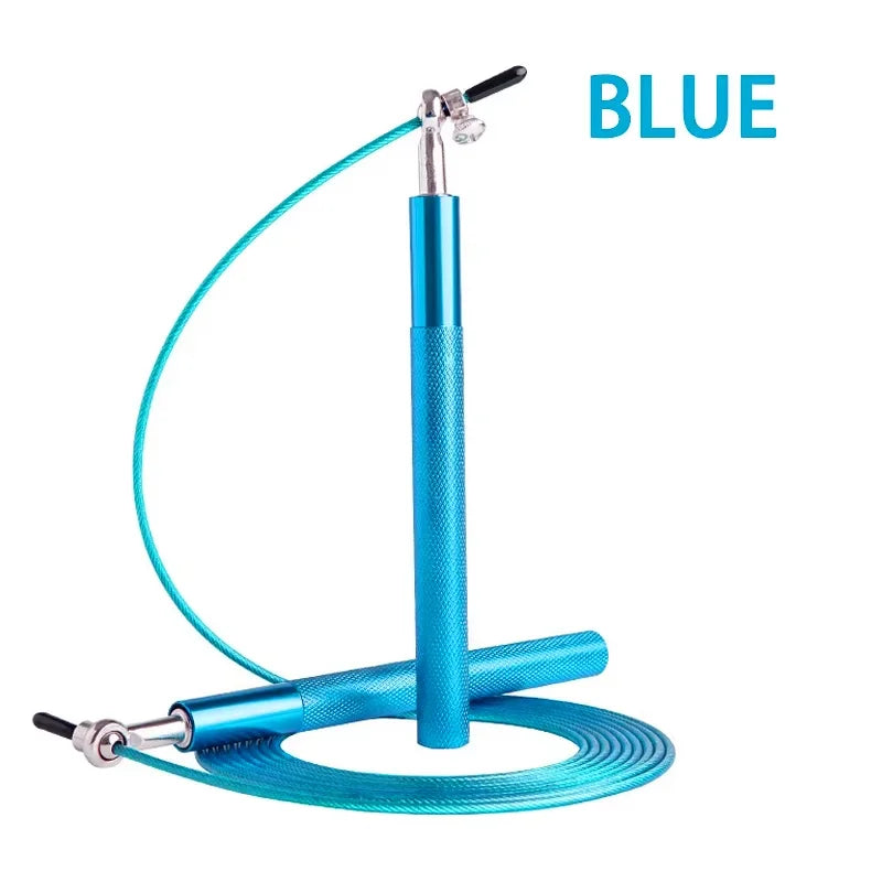 Steel Wire Skipping Rope Fitness Sports Equipment Bearings Skipping Rope Middle School Students Training Aluminum Alloy
