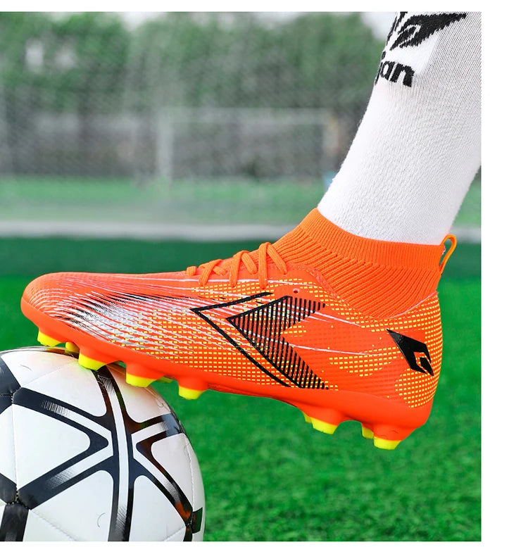 New High-Quality Sports Shoes with Strong Grip, Non-Slip and Wear-Resistant, Special Football Shoes for Youth and Adults for Competition and Training