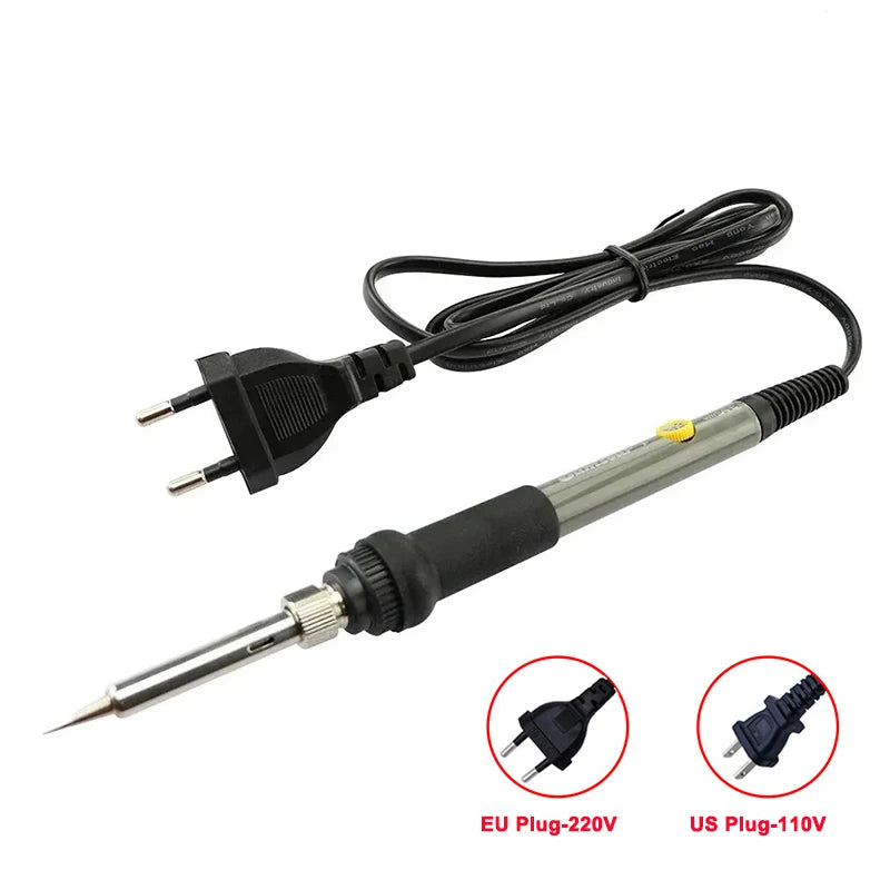 60W Adjustable Temperature Electric Soldering Iron EU 220V / ☆US Plug is110V☆ Welding Iron DIY for Repairing