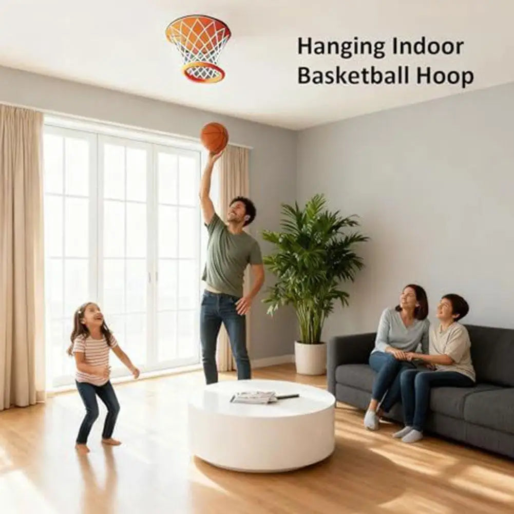Indoor Ceiling basketball Hoops Children's Basketball Hoops Household For Room Shooting Ball Sport Game Set Training Equipment