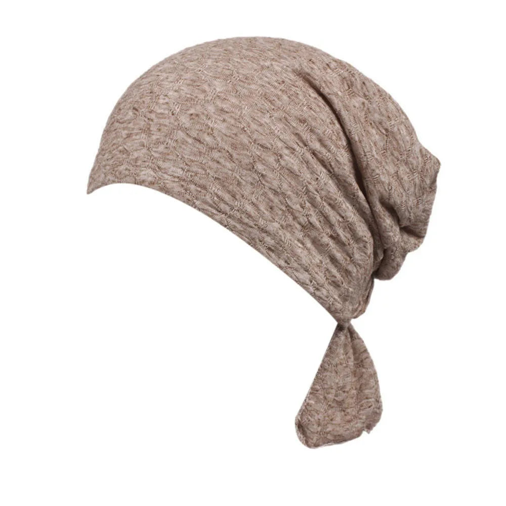 Women Hats Spring Summer Thin Bonnets For Women Lace Flower Breathable Skullies Headscarf Hat Summer Latest Turban Beanies