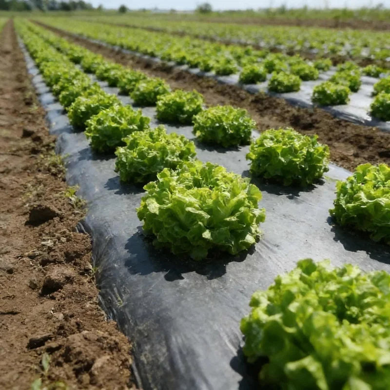 Garden Agricultural Breathable Perforated Weed Barrier Fabric1Sheet Plastic Covering Film Weed Control Cloth Landscape Mulch