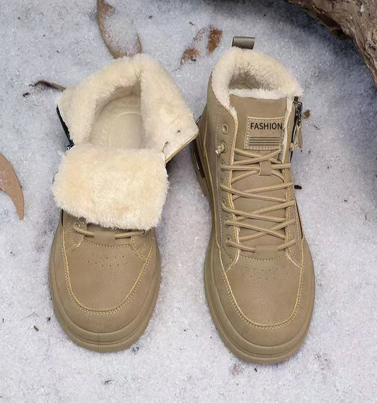 Men's High Top Boots, Casual Sports Shoes, Trendy and Fashionable Men's Boots