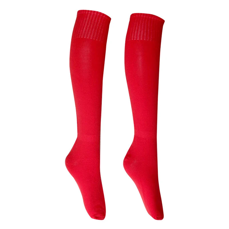 Outdoor Sports Soccer Socks Rugby Breathable Socks Knee  Volleyball Baseball Hockey Adult Long Socks