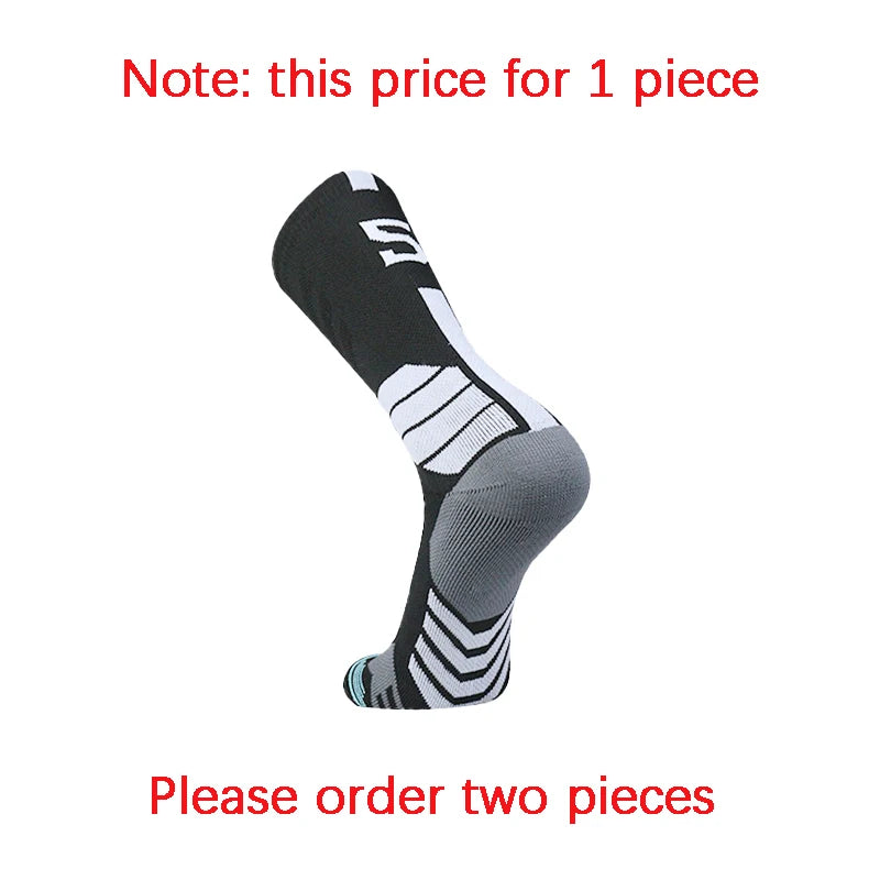 Sports Basketball Socks Professional 1pc Football Sock Men's Cycling Soccer Socks Running Sock Calcetines Customized Number 0-9