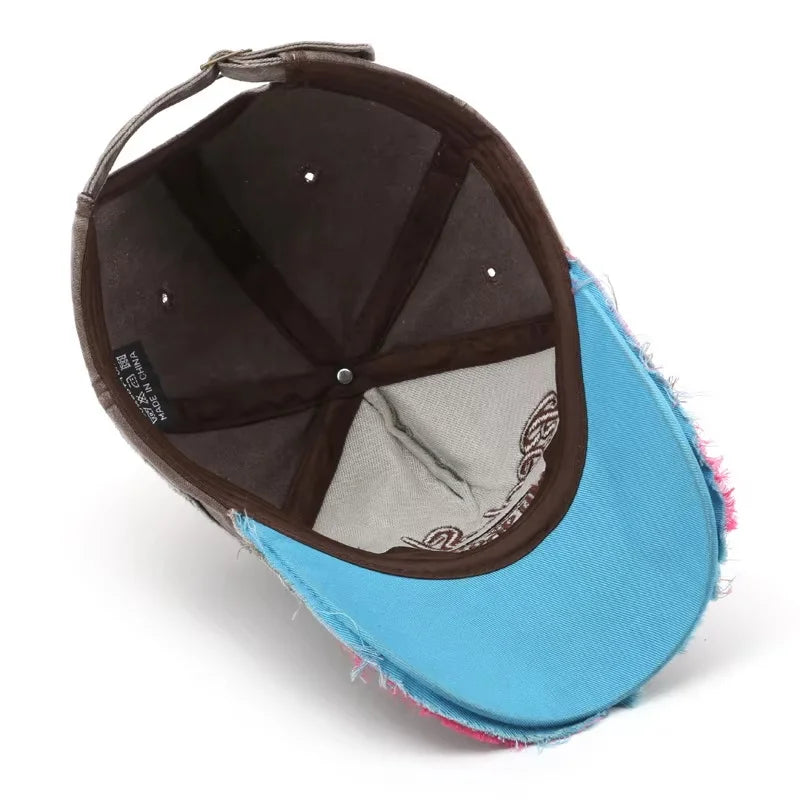 Baseball Hats Men Trendy Black Retro brooklyn Letter Embroidery Baseball Cotton Adjustable Casual Hat Hip Hop Sun Dome Hats