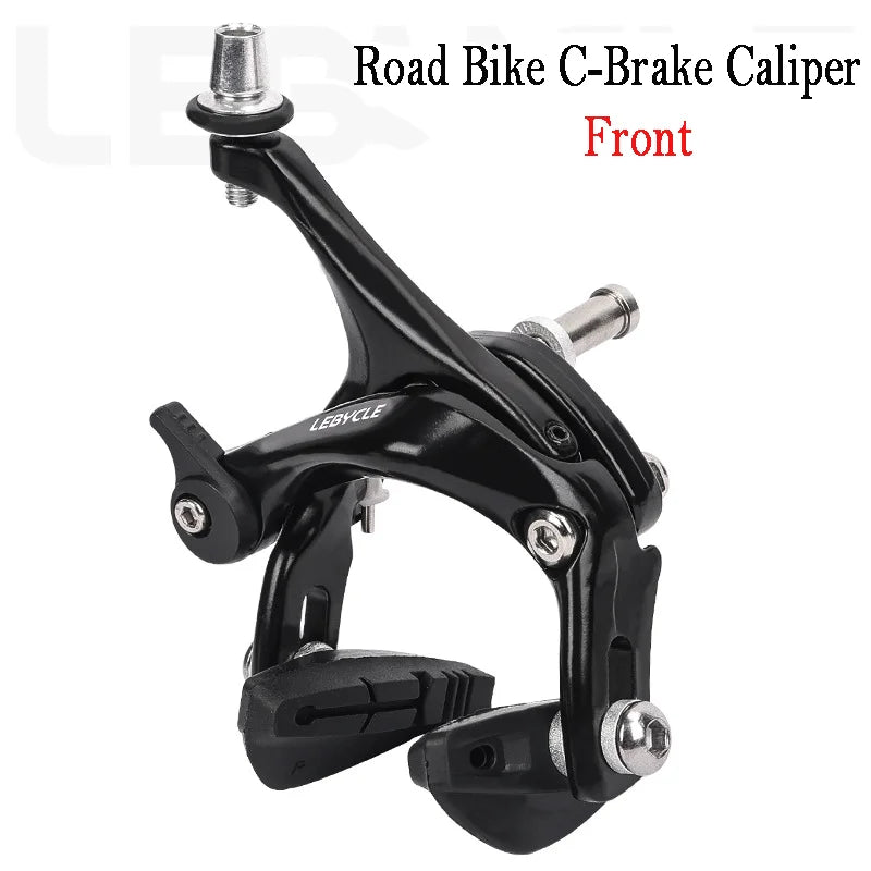 LEBYCLE Universal Bicycle Brake Caliper - Long Arm C-Type Road Bike Brake for Fixie/Fixed Gear, Front & Rear Compatible