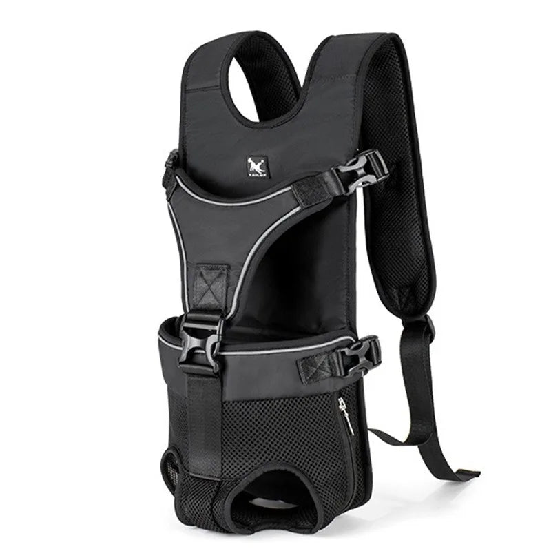 Travel Dog Backpacks Shoulder Bag Large Cute Luxury Dog Backpacks Carriying Hiking Transport Buckle Type Chest Bags Puppy Pets