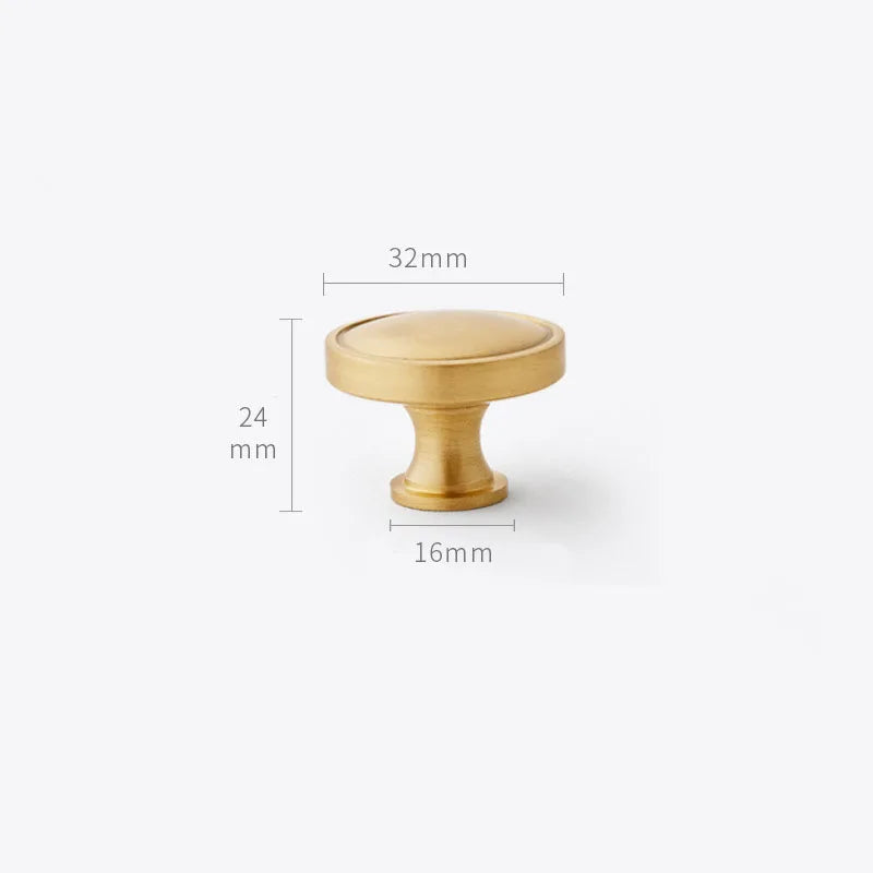 Gold Brass Dresser Handles – Modern Cabinet Pulls and Drawer Knobs for Kitchen and Furniture