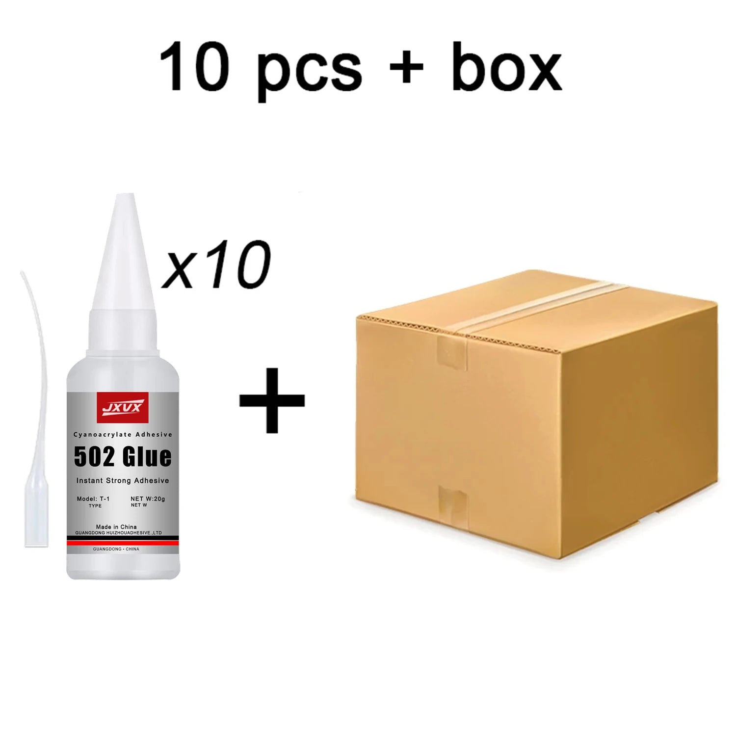 JXVX 1-5pcs 502 Super Glue Instant Quick-drying Cyanoacrylate Adhesive Leather Rubber Wood Metal Strong Bond Liquid Glue Tool