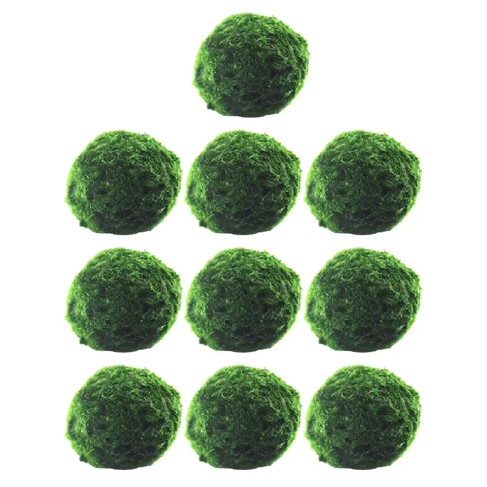10Pcs Hydroponic Aquatic balls Decorative Fish Tank Supplies Creative Algae Balls Easy Growing Aquarium Plants