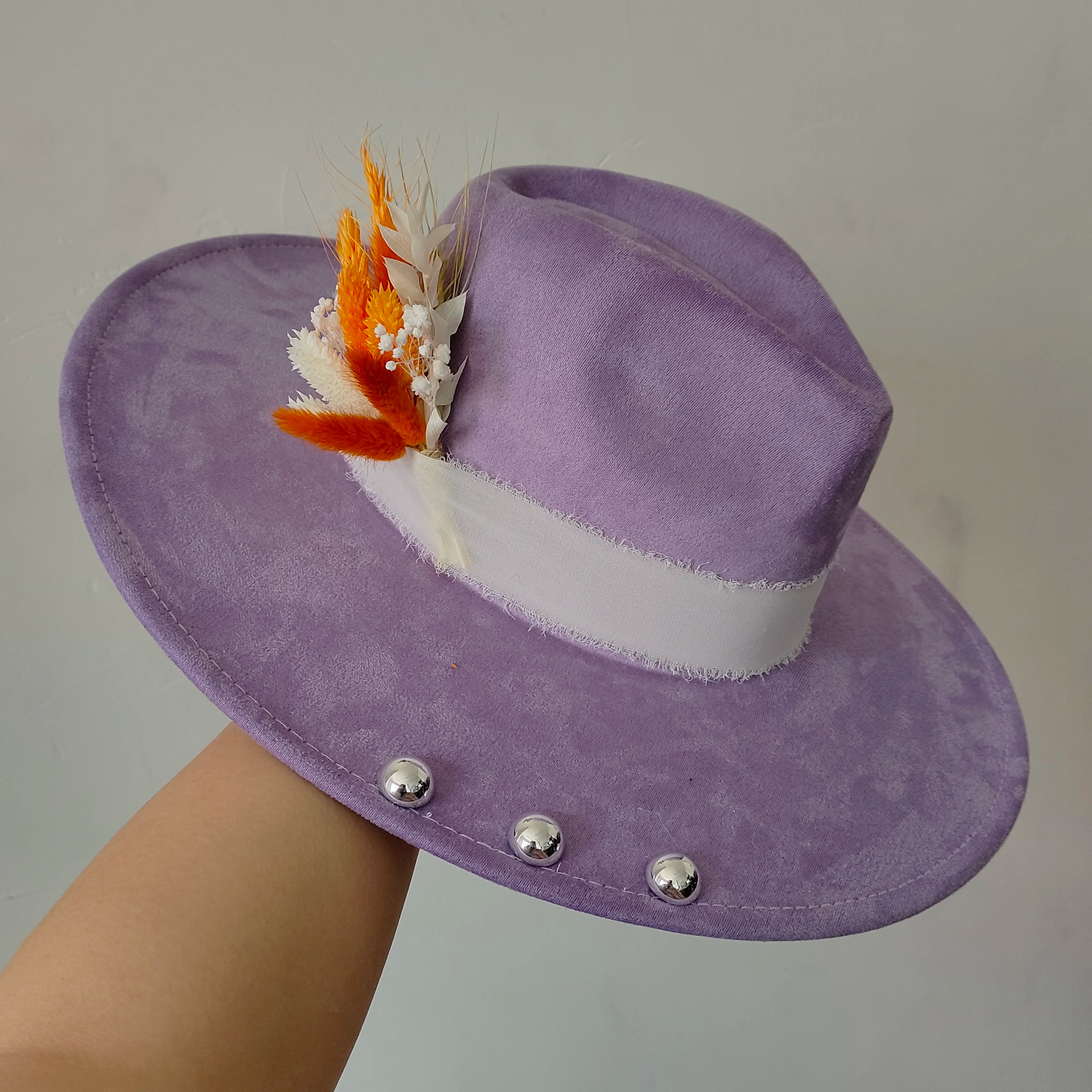 New fedora hats for women Feather Fedoras Hand-painted hat Jazz 9.5 cm wide brim top hats party 2024 sombrero british cup hat
