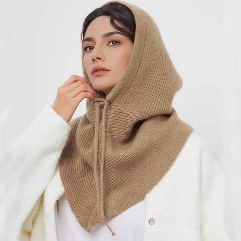 Winter Ladies Hat Scarf Y2k Balaclava Hat Knitted Hats Outdoor Warm One Collar Children's Hats Hats Men Hats Winter Accessories