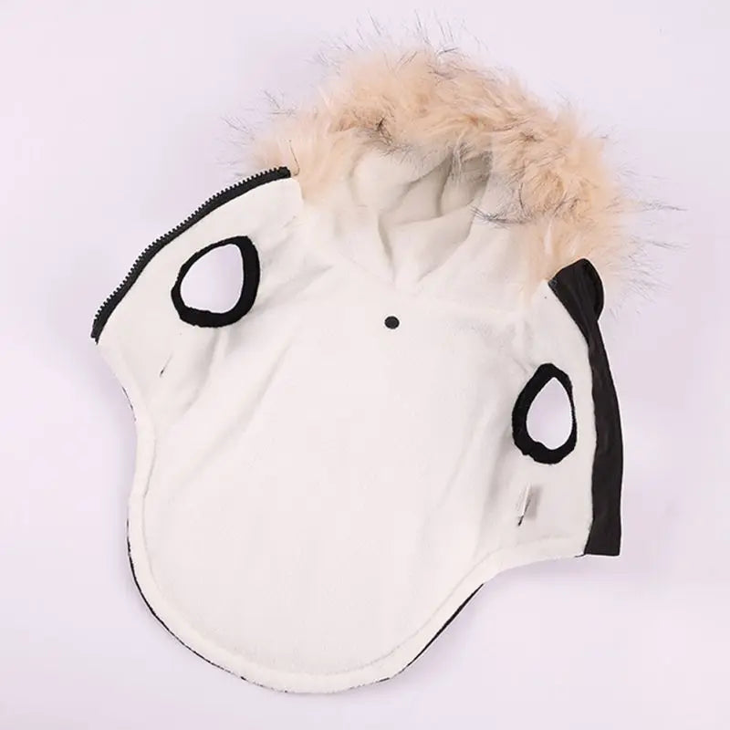 UBBT Winter Pet Dog Harness Jacket Doggie Fleece Coat Warm Dog Clothes Hoodie Hooded Coat Pet Warm Clothing For Small Large Dogs