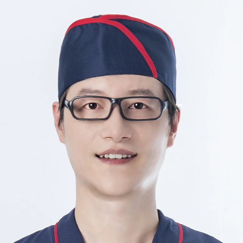 Japanese Chef's Hat Breathable Mesh Men Women Catering Work Cap Restaurant Kitchen Cooking Waiter Work Uniform Dustproof Caps