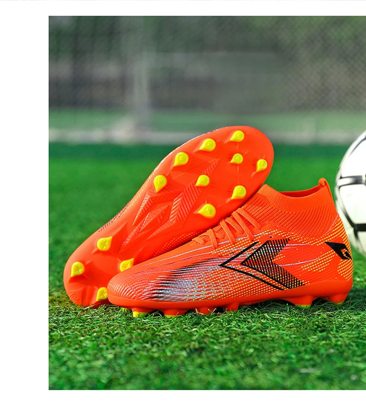 New High-Quality Sports Shoes with Strong Grip, Non-Slip and Wear-Resistant, Special Football Shoes for Youth and Adults for Competition and Training